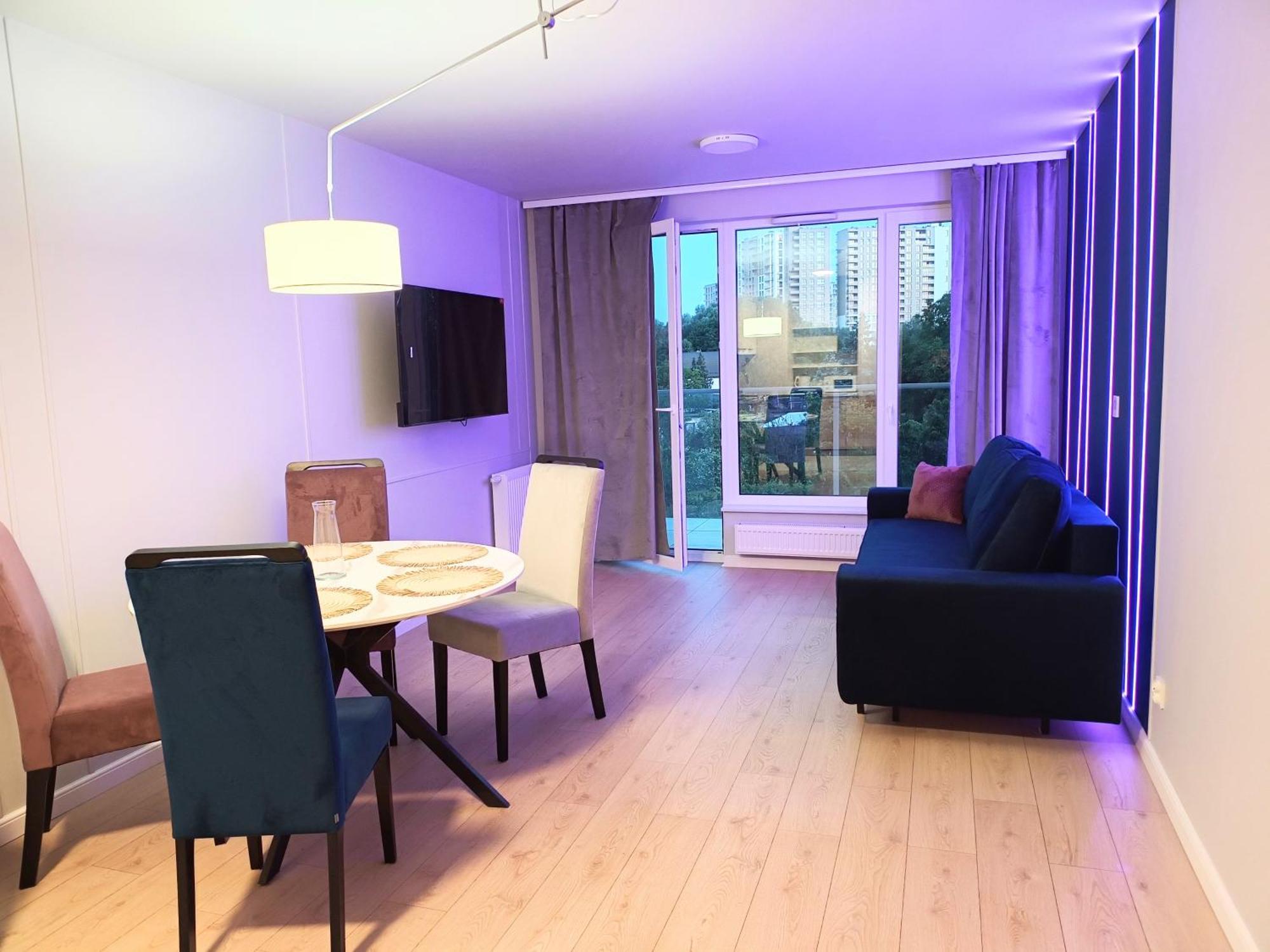 Blue Bay Apartment Gdansk Bagian luar foto